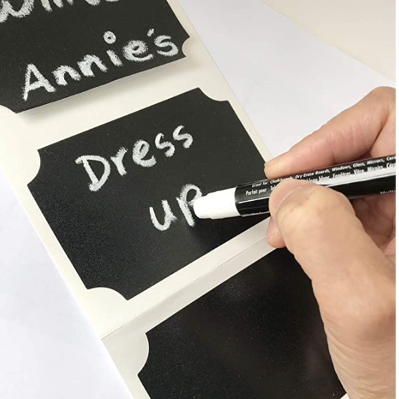 Pack of 2 Craft Décor Chalk Writer Marker Wet-Erasable (White) - Picture 2 of 6